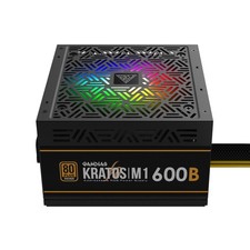 GAMDIAS 600W Bronze PSU, RGB Gaming PC Power Supplies 600W 80 Plus Bronze Certif picture