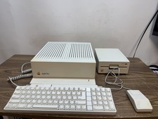 VINTAGE APPLE IIGS KEYBOARD MOUSE A9M0107 DRIVE BUNDLE RAM CARD NO MONITOR ROM01 picture