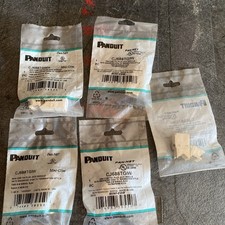 Panduit CJ688TGBU Cat 6 Mini-Com UTP RJ-45 Jack Module, White (5 Pack) picture