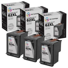 LD Replacement Replacements for HP C2P05AN/62XL 3PK Black Ink Cartridges picture