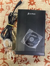 I/O Magic External DVD/CD Burner Re-Writer LightScribe Black With Cables/Disc picture