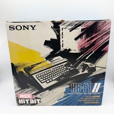 SONY HB-F1 II MSX2 Vintage Computer Console Untested Clean Exterior picture