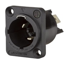 Neutrik PowerCON True1 Mains Power Chassis Connector. Male NAC3MPX. INPUT picture