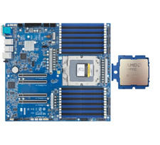 GIGABYTE MZ33-AR1 Motherboard With AMD EPYC 9555 ES CPU SP5 64 Core 1247-12 picture