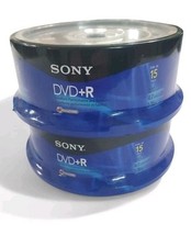 Sony AccuCORE DVD+R - 15 Disc Pack - 120 Mins 4.7 GB 1-16x - New/Sealed Qt OF 2 picture