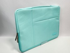 MOSISO 13.3in Laptop Sleeve Case Handle Fits MacBook Pro Air 13-14 Hot Blue picture