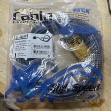 ATEN INTERNATIONAL Cable Set ATEN PS/2 2L-5203P 3M Length KVM Master View USA picture