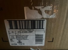 41089-2WP Leviton Surface-Mount QuickPort Box, 2-Port, White - 25 PACK picture
