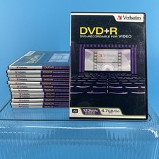Verbatim DVD+R Recordable Video Blank 120 Minutes 4.7GB Disc Trim Case - 13 picture