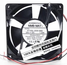 NMB-MAT 4715SL-05W-B60 DC24V 1.20A 12CM 2-wire Aluminum Frame Inverter Fan picture