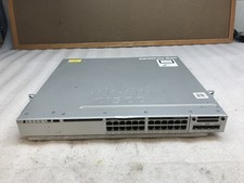 Cisco WS-C3850-24P-S 24 Port PoE+ w/C3850-NM2-10G with Rack Ears picture
