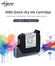 3pcs Black Compatible Cartridge for 25.4mm Handheld and Online Inkjet Printer picture