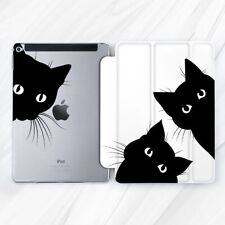 Black Cats Animal Kitten Cute Case For iPad 10.2 Air 3 4 5 Pro 9.7 11 12.9 Mini picture