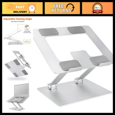 Portable Ergonomic Laptop Stand - Adjustable Height, Ventilated Cooling, Foldabl picture