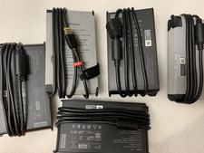 Lot 5 Lenovo  230W AC Adapter Slim Tip Laptop Charger Yellow Slim-No power cable picture