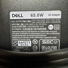Genuine Dell USB Type-C 65W AC Power Adapter LA65NM190 picture