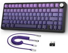 ATTACK SHARK X85 Wireless Mechanical Gaming Keyboard with Knob Hot Swap RGB PBT picture
