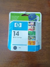 HP 14 Black Ink Cartridge C5011DN, Sealed Exp. 6/2007  picture