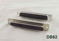 5pcs D-SUB 62 Pin DB62 Female Jack Solder Type Straight Adapter Connector 3 Rows picture