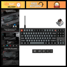 8K TKL Wired Mechanical Gaming Keyboard - Hot-Swappable, RGB Backlit, Ergonomic picture