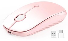 VssoPlor Type C Wireless Mouse, USB C MacBook Wireless Mouse Dual Mode 2.4G... picture