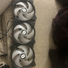 Silence Meets Style: 120mm 4-Pin PWM RGB Fans for Ultimate PC Cooling - 3 Pack picture