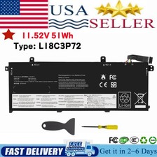 L18C3P72 L18M3P73 L18M3P74 Battery For Lenovo ThinkPad P43s T490 T495 T14 51Wh picture