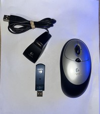 Logitech Cordless Click Optical Mouse With Receiver & Cable - Fully Tested picture