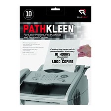 PathKleen Cleaning Sheets for Printers and Faxes 10 Sheets Removes Dust and T... picture