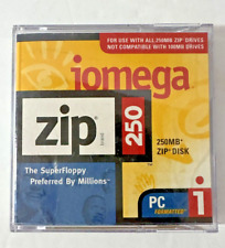 Super Floppy Iomega Zip Disk 250MB w/ Jewel Case PC Formatted Genuine picture