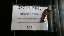 DEC PDP-8 & PDP-11 Computer Key XX2247  Digital PDP/8E/8I/8L Most PDP 11s picture