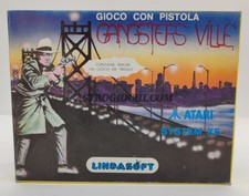 ATARI XE GANGSTERS VILLAS VINTAGE '81 CASSETTE CARTRIDGE ARCADE GAME NEW IN BOX picture