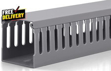 3X3In Cable Raceway 6.6Ft(2Xl3.2Ft Large Wire Tray PVC Cord Hider for Network... picture