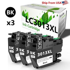 3PK Compatible Brother LC3013 Black Ink Cartridge LC3013BK for MFC-J491DW J497DW picture