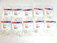 61110-RT6 Leviton eXtreme Cat 6 QuickPort Jack, Light Almond - 10 PACK picture
