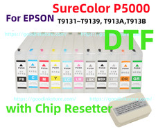 11 Empty Refillable Ink Cartridge SureColor SC P5000 T913  w/ chip resetter DTF picture