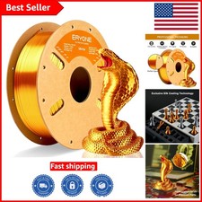Luxurious Liquid Gold Silk PLA Filament - 1.75mm, Perfect for Artistic Creations picture