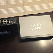 2 Cisco RV180 Desktop Gigabit VPN Router Switch Layer 3 Fully Managed 16 LAN picture