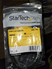 StarTech USB2HAB10 10 ft USB 2.0 A to B Cable - M/M - USB - 10 ft. (Z18) picture