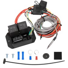 12V/24V Digital Electric Radiator Fan Controller Switch Kit with Adjustable Temp picture