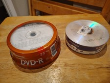 25 Memorex DVD-R & 25 Verbatim DVD+R, New Sealed picture