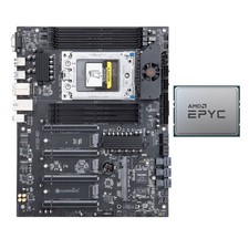 AMD EPYC 7H12 64C 128T 2.6GHz + H12D-8D Server Motherboard DDR4 BMC IPMI 2.0 picture