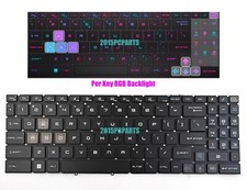 New MSI Vector 16 HX A13VHG A14VFG 17 HX A14VGG Keyboard Per-Key RGB Backlit US picture
