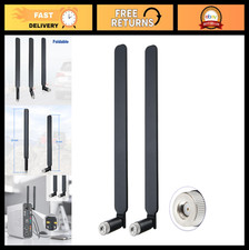 High Gain 12dBi Dual Band WiFi Antenna 2.4GHz/5GHz Omnidirectional RP-SMA - 2 Pa picture
