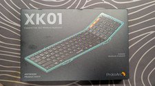 ProtoArc XK01 Foldable Bluetooth Keyboard Green Tri-Fold Full Size 105-Key picture
