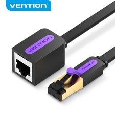 VENTION Cat7 Ethernet Extension Cable RJ45 Male to Female 10Gbps Extender picture