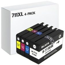 4pk 711XL 711 Ink Cartridges Compatible For HP Designjet T120 T520 picture