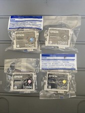 Lot Of 4 Epson 48 T048 Ink Cartridges T0481 T0482 T0484 T0486 Genuine New Sealed picture