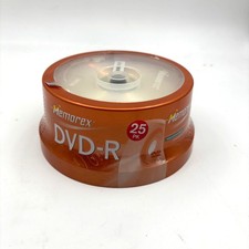 Memorex 25-Pack DVD-R 4.7GB 120 Min 8x Write Speed Discs In Spindle Case | New picture