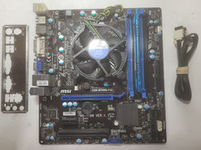 MSI CSM-B75MA-P45 Motherboard Core i5-3470 8GB RAM, IO Shield # 2285 picture